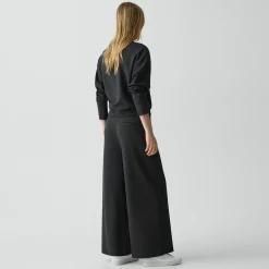 A-Line Pull-On Pant in Double Knit Jersey