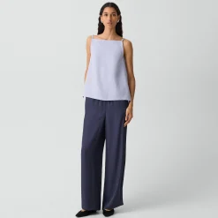 Apron Top in Linen-Viscose