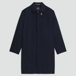 Balmacaan Coat in Motion Wool