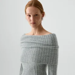 Bell Sleeve Sweater in Astor Wool