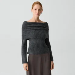 Bell Sleeve Sweater in Astor Wool