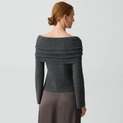 Bell Sleeve Sweater in Astor Wool