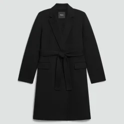 Belted Coat in Double-Face Wool-Cashmere