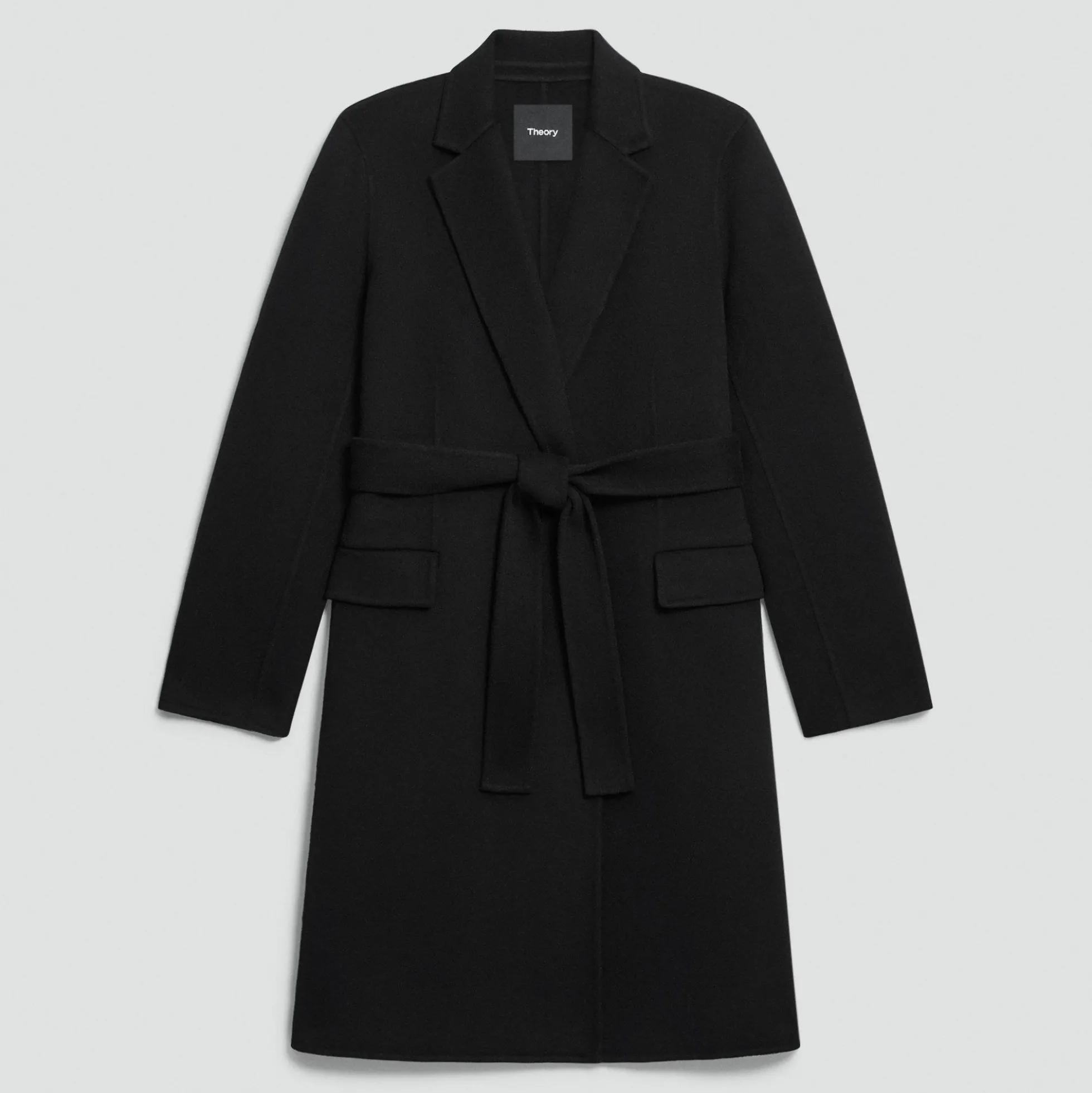Belted Coat in Double-Face Wool-Cashmere