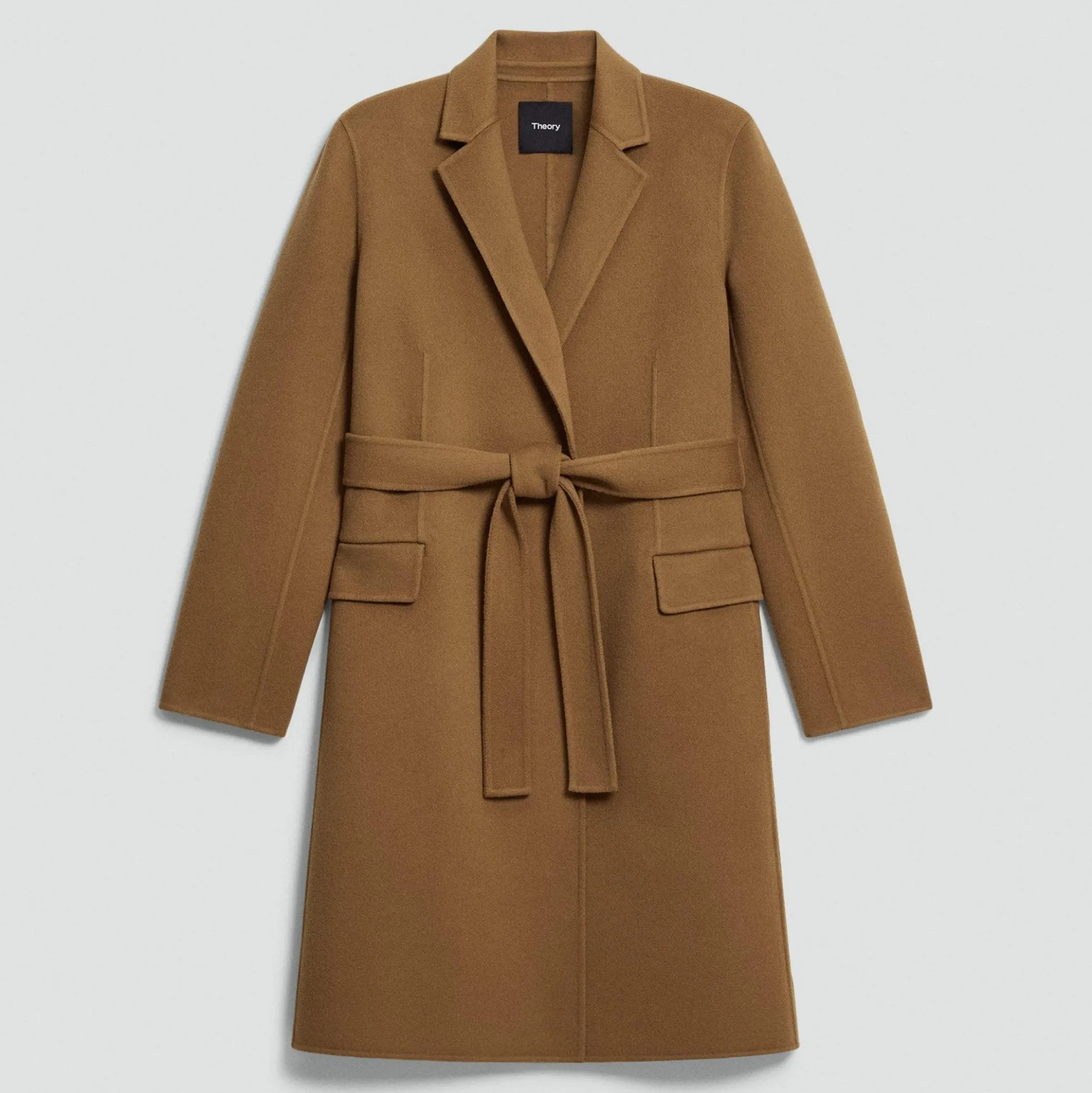 Belted Coat in Double-Face Wool-Cashmere