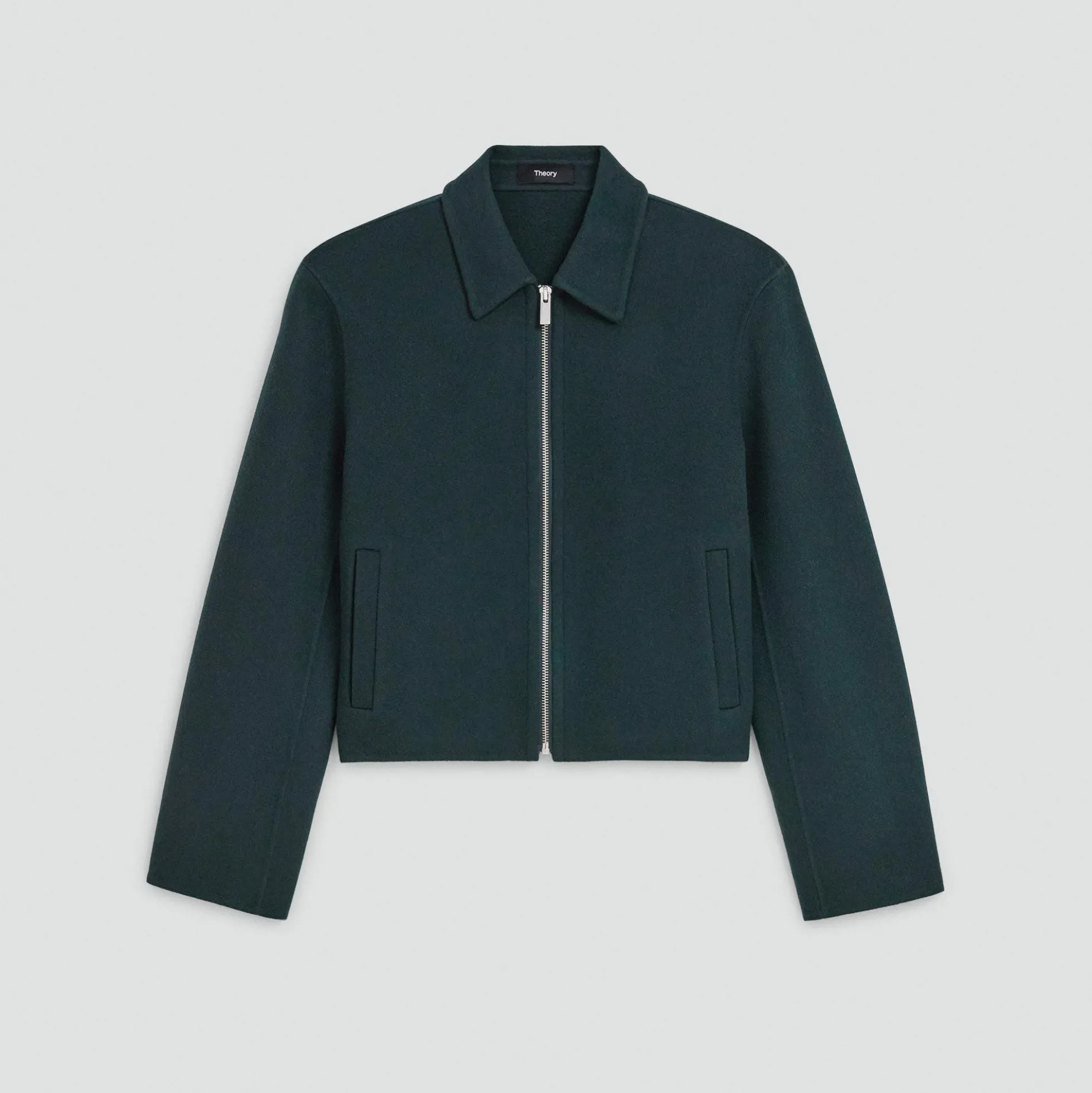 Blouson Jacket in Double-Face Wool-Cashmere