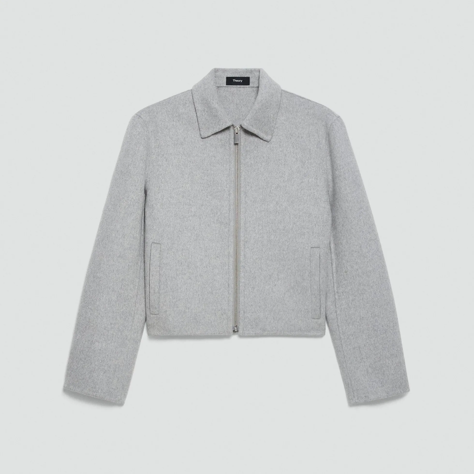 Blouson Jacket in Double-Face Wool-Cashmere