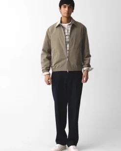 Blouson Zip Jacket in Foundation Twill