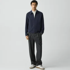 Blouson Zip Jacket in Precision Piqué