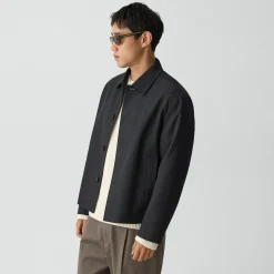 Boxy Jacket in Twill Blend