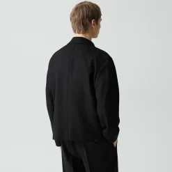 Boxy Jacket in Twill Blend