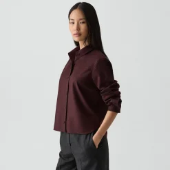 Boxy Shirt in Sleek Flannel