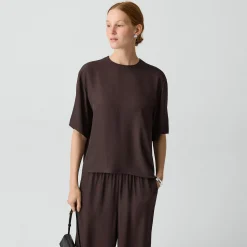 Boxy Tee in Washed Twill
