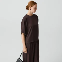 Boxy Tee in Washed Twill