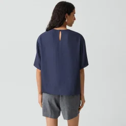 Boxy Tee in Washed Twill