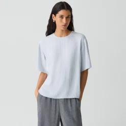 Boxy Tee in Washed Twill