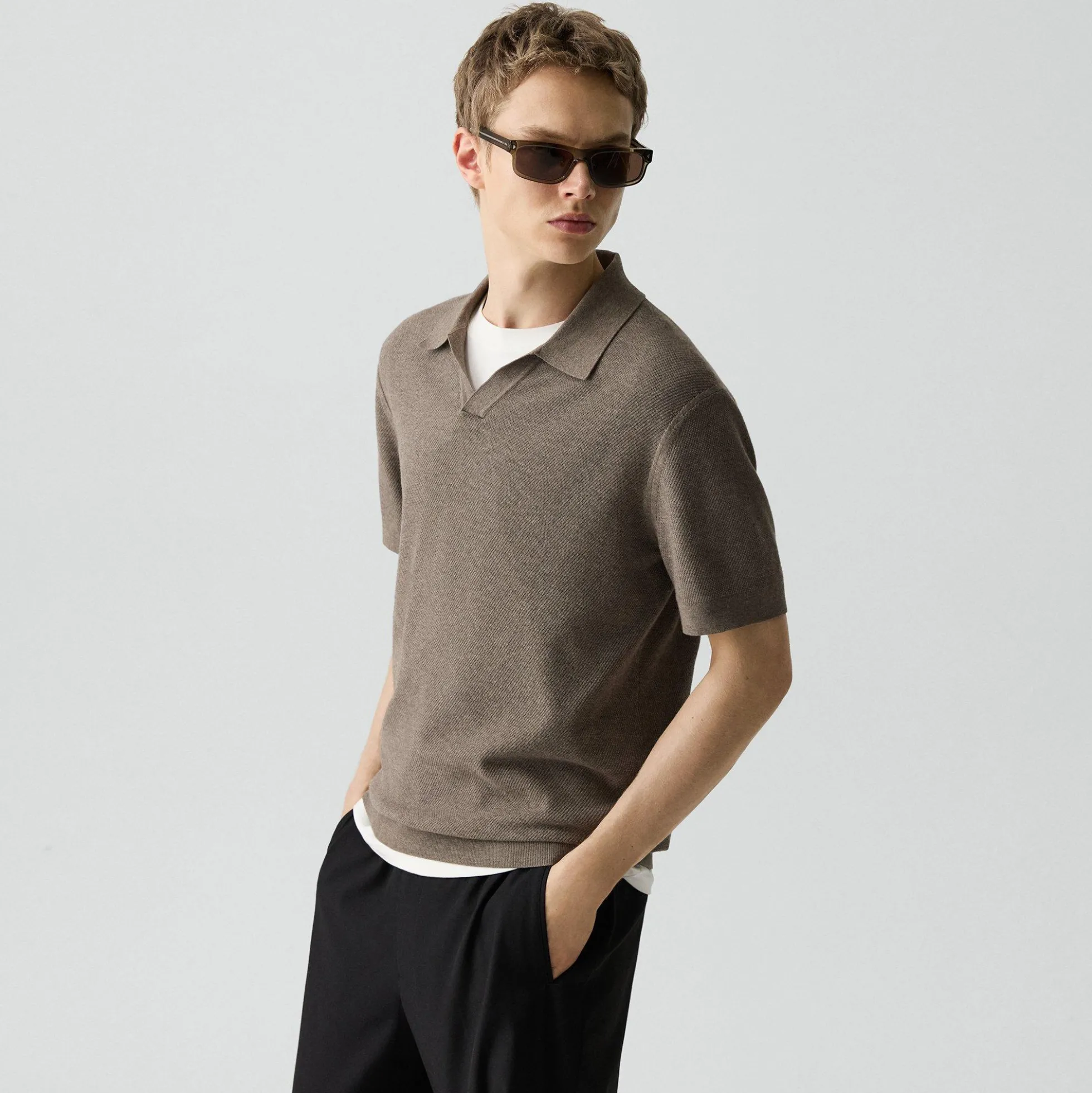 Brenan Polo Shirt in Light Bilen