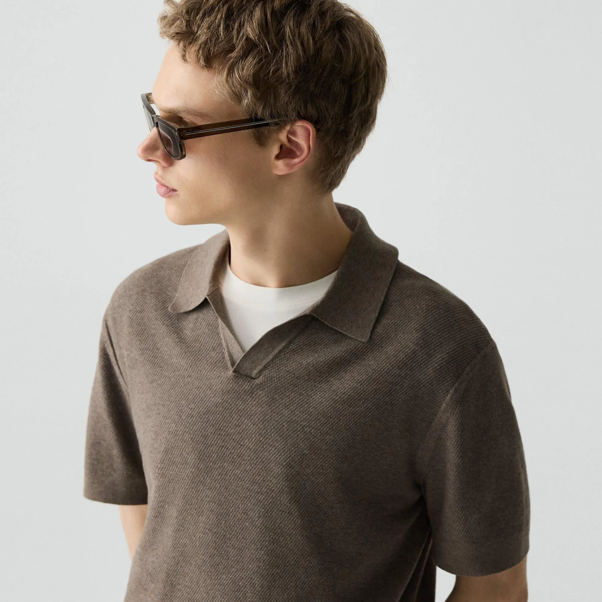 Brenan Polo Shirt in Light Bilen