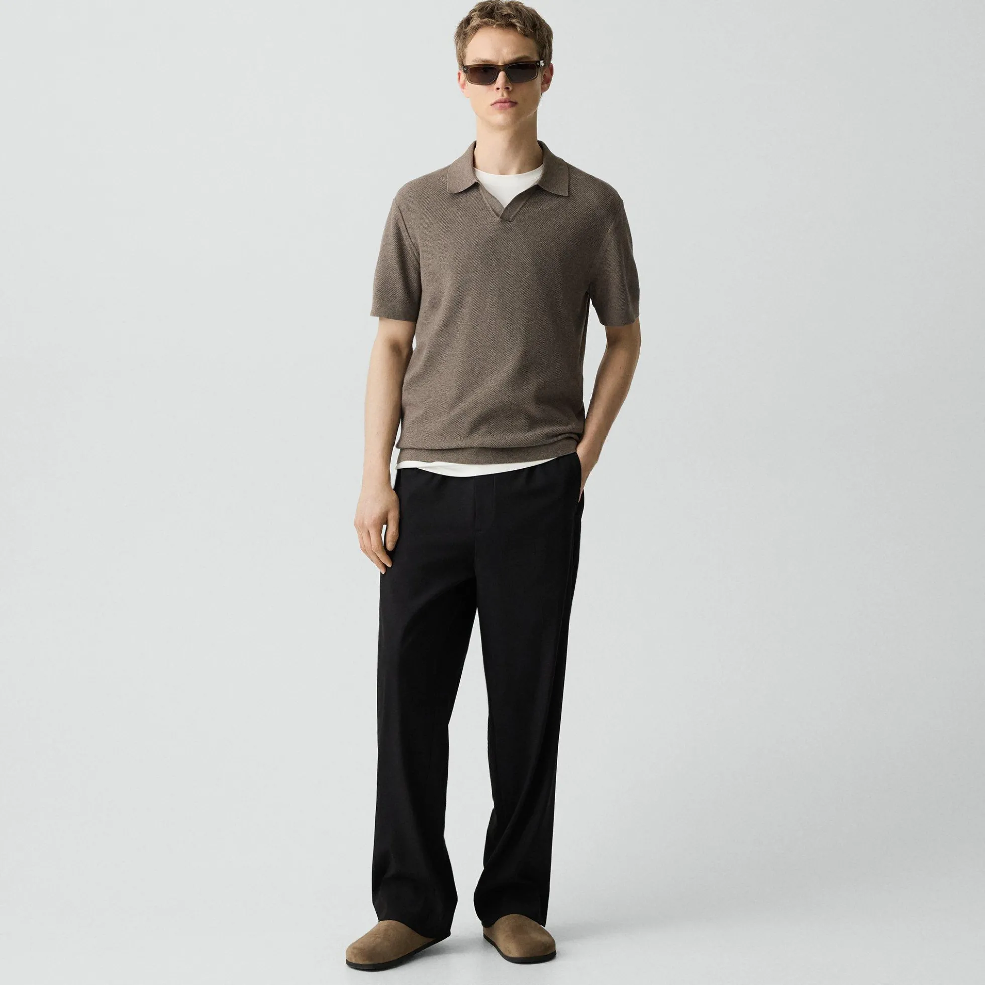 Brenan Polo Shirt in Light Bilen