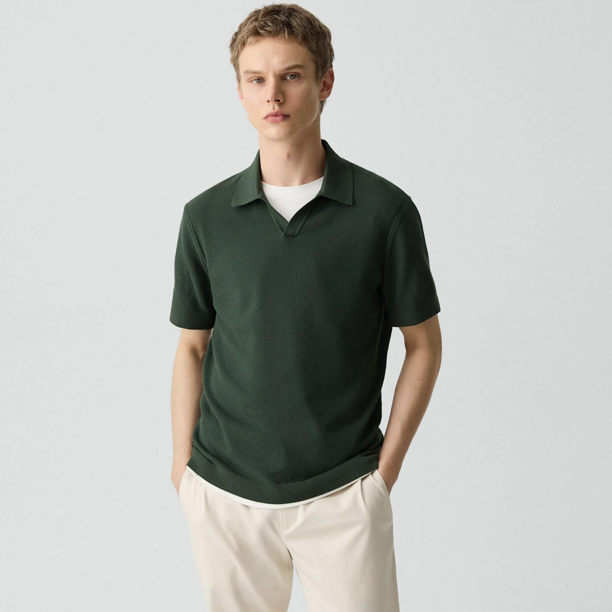 Brenan Polo Shirt in Light Bilen