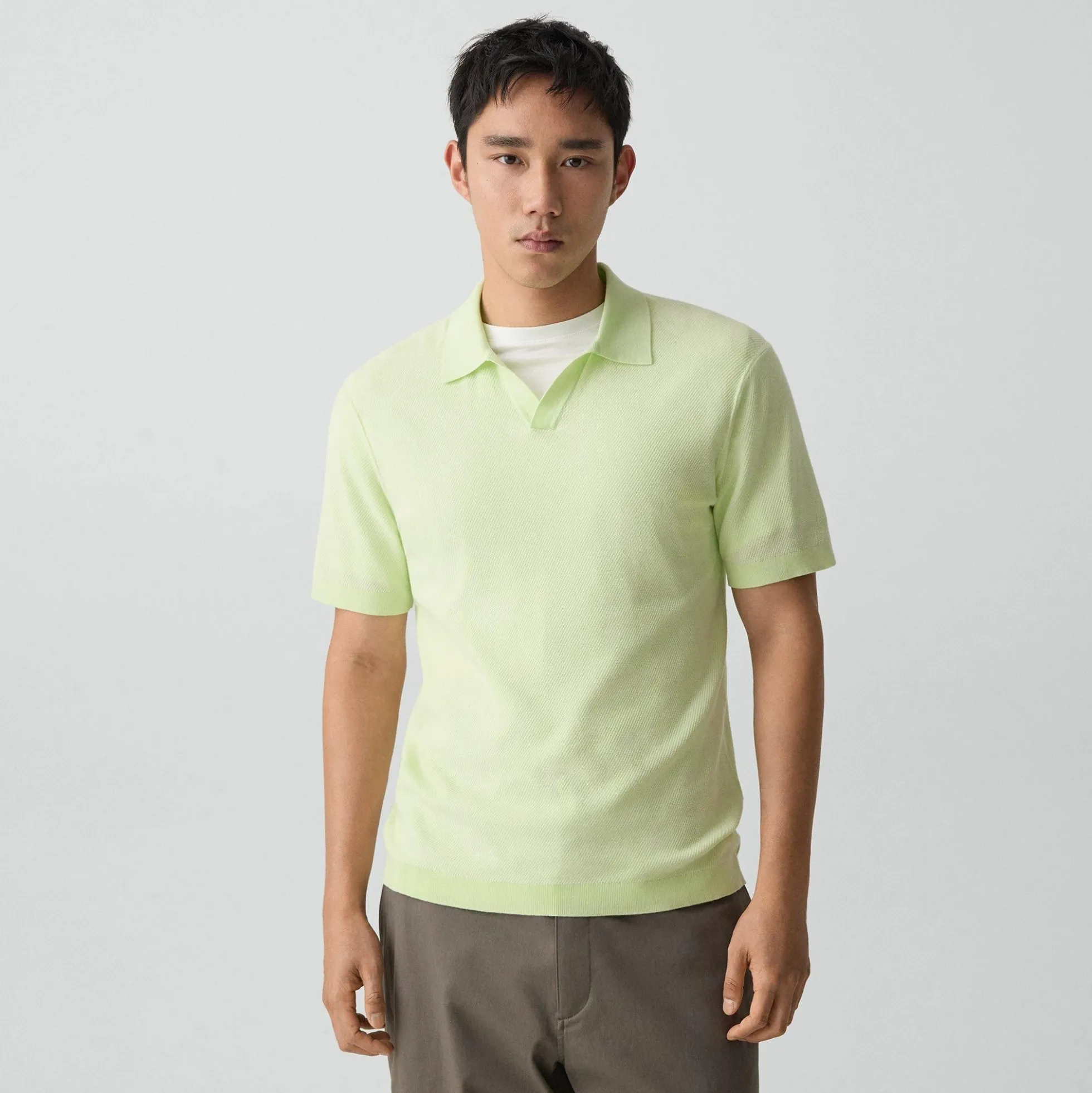 Brenan Polo Shirt in Light Bilen