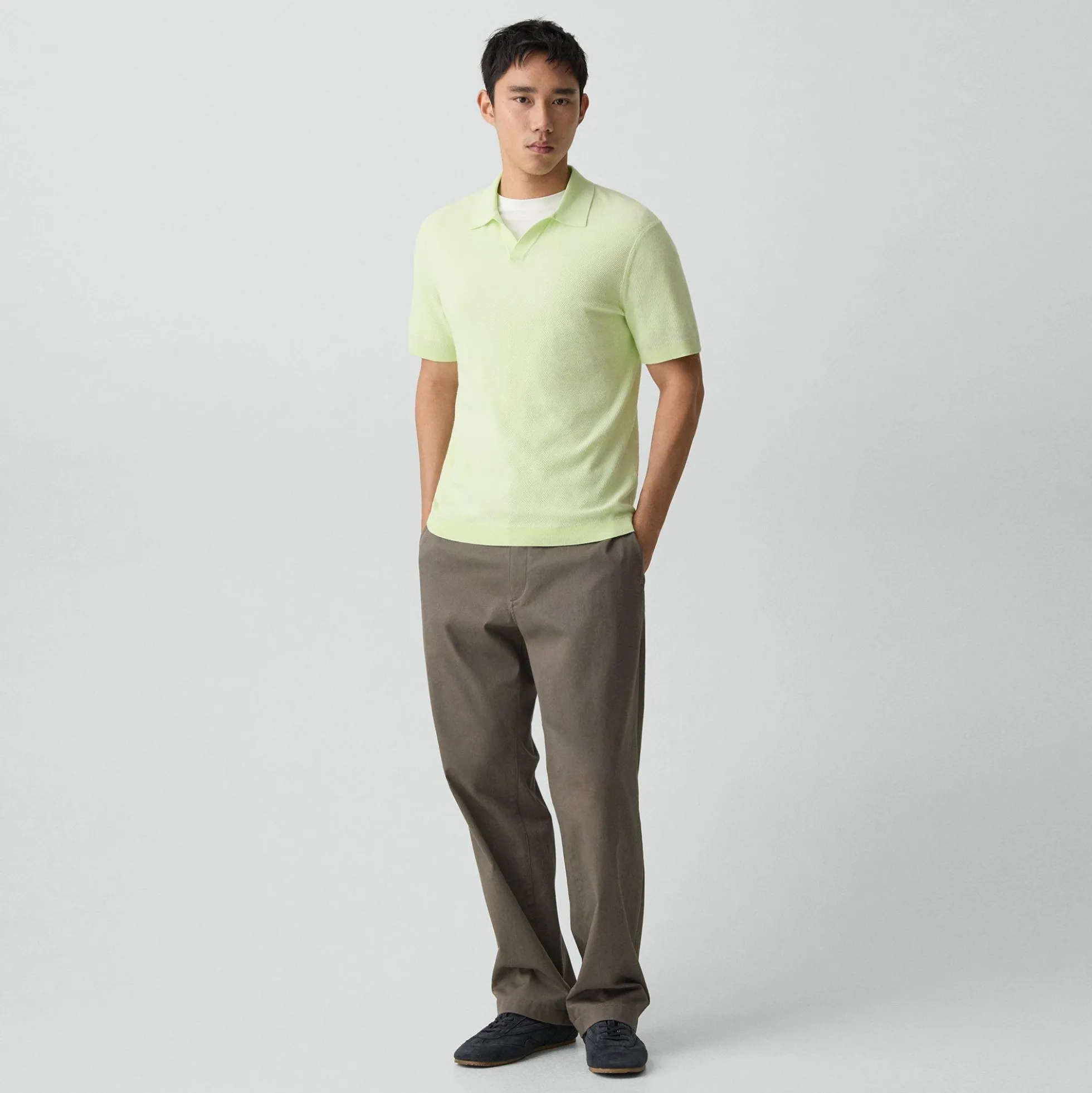 Brenan Polo Shirt in Light Bilen