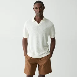 Brenan Polo Shirt in Pacific Linen
