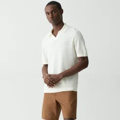 Brenan Polo Shirt in Pacific Linen