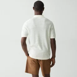 Brenan Polo Shirt in Pacific Linen