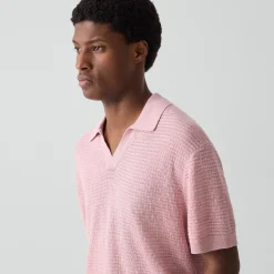 Brenan Polo Shirt in Pacific Linen