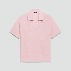 Brenan Polo Shirt in Pacific Linen
