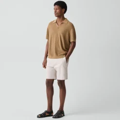 Brenan Polo Shirt in Pacific Linen