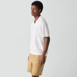 Brenan Polo Shirt in Pacific Linen