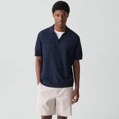 Brenan Polo Shirt in Pacific Linen