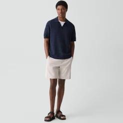 Brenan Polo Shirt in Pacific Linen