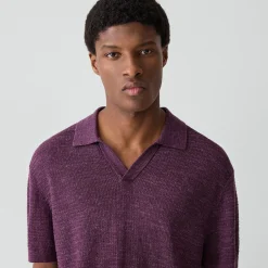 Brenan Polo Shirt in Pacific Linen