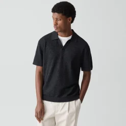 Brenan Polo Shirt in Pacific Linen