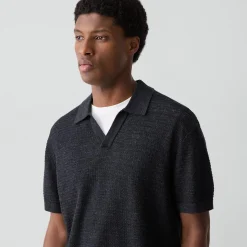 Brenan Polo Shirt in Pacific Linen