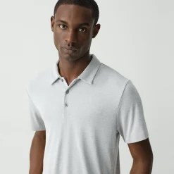 Bron Polo Shirt in Anemone Modal Jersey