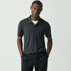Bron Polo Shirt in Anemone Modal Jersey