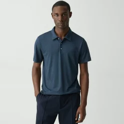 Bron Polo Shirt in Anemone Modal Jersey