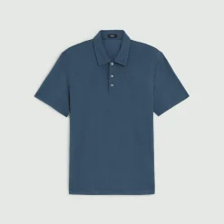 Bron Polo Shirt in Anemone Modal Jersey