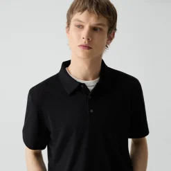 Bron Polo Shirt in Anemone Modal Jersey