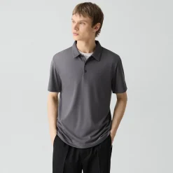 Bron Polo Shirt in Anemone Modal Jersey