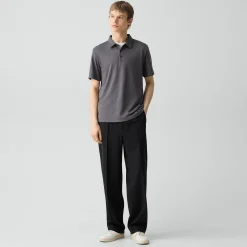 Bron Polo Shirt in Anemone Modal Jersey