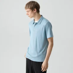 Bron Polo Shirt in Anemone Modal Jersey