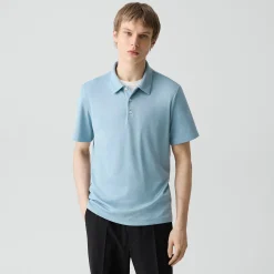 Bron Polo Shirt in Anemone Modal Jersey