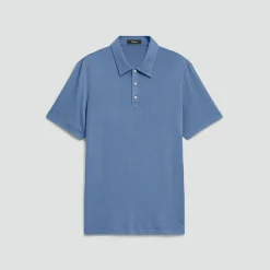 Bron Polo Shirt in Anemone Modal Jersey