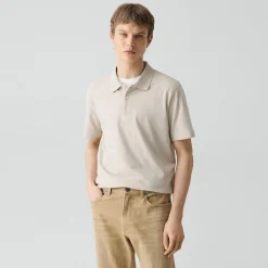Bron Polo Shirt in Cosmos Slub Cotton