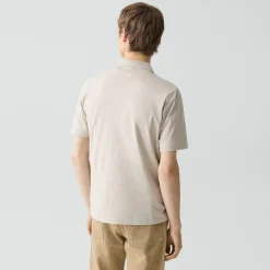 Bron Polo Shirt in Cosmos Slub Cotton